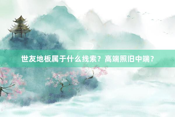 世友地板属于什么线索？高端照旧中端？
